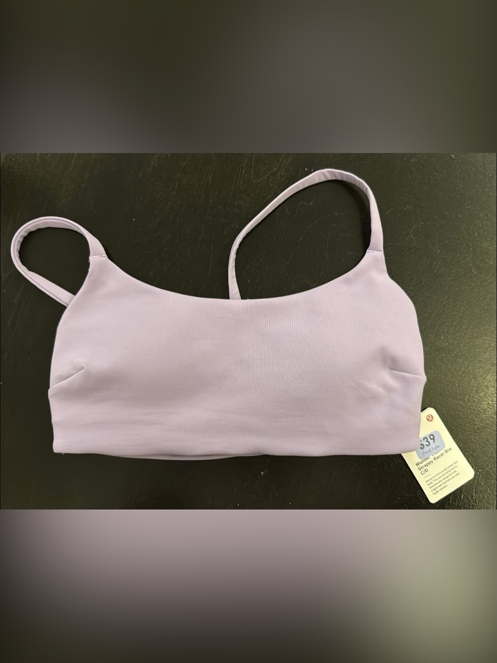 lululemon athletica Lilac Wunder Train Strappy Seamless Bralette